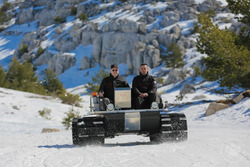 Venturi Antarctica Test auf Schnee