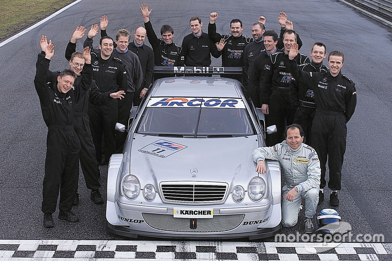 Klaus Ludwig, Mercedes-Benz  CLK, HWA AG mit dem Team