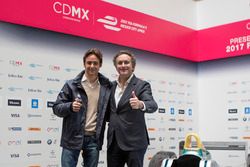 Esteban Gutiérrez e Alejandro Agag, CEO Formula E