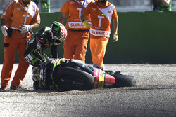 Johann Zarco, Monster Yamaha Tech 3, après sa chute