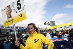 Gridgirl für Mattias Ekström, Audi Sport Team Abt Sportsline, Audi A5 DTM