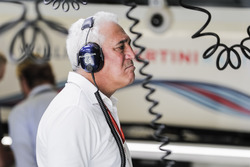 Lawrence Stroll in the Williams garage