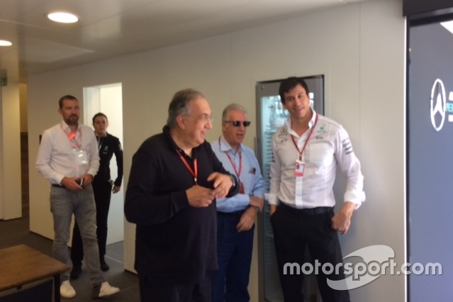 Sergio Marchionne, Ferrari e CEO Fiat Chrysler Automobiles, Toto Wolff, Toto Wolff