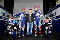 Jorge Martín, Gresini Racing Team and Fabio Di Giannantonio, Gresini Racing Team with Fausto Gresini