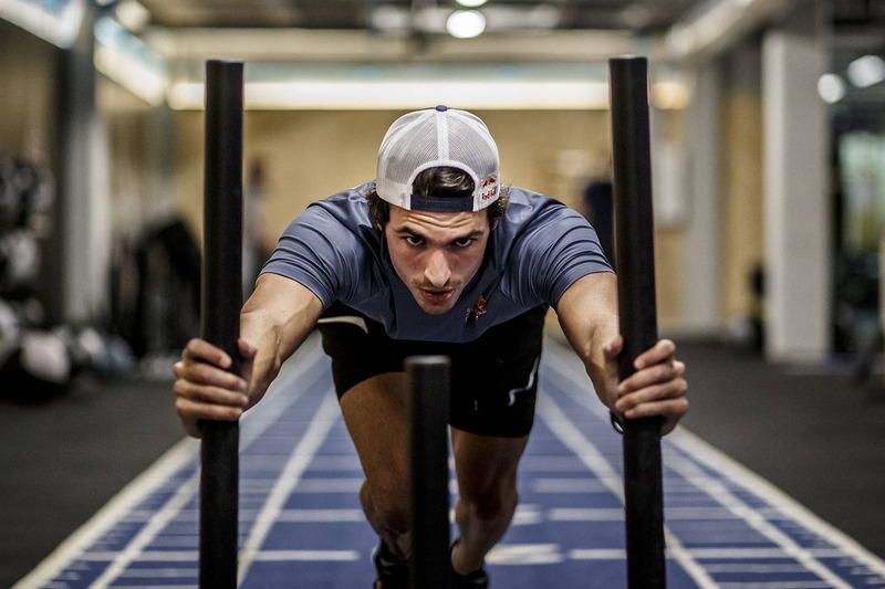 Carlos Sainz Jr., Scuderia Toro Rosso during training 