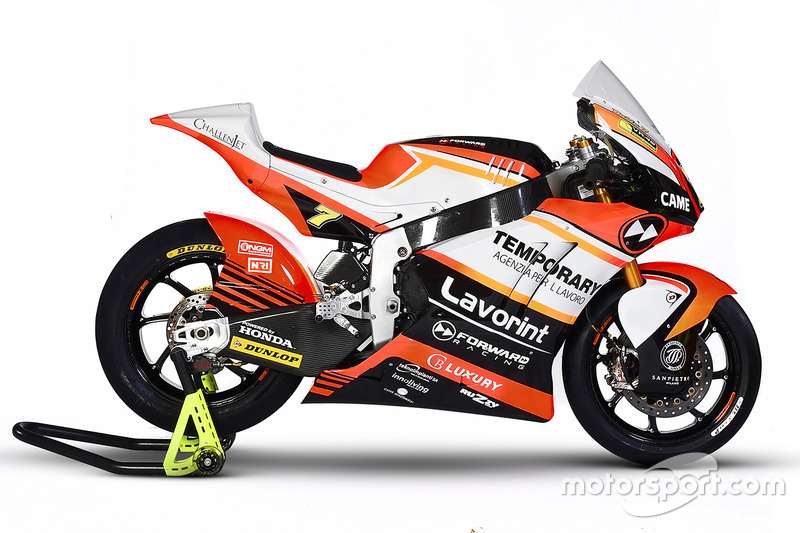 The bike of Lorenzo Baldassarri, Forward Racing
