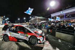 Car of Jari-Matti Latvala, Miikka Anttila, Toyota Yaris WRC, Toyota Racing