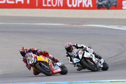 Stefan Bradl, Honda World Superbike Team; Jordi Torres, Althea Racing