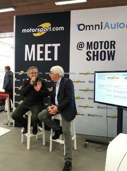 Franco Nugens, Direttore Motorsport.com, e Roberto Dalla direttore Motorsoprt di Magneti Marelli
