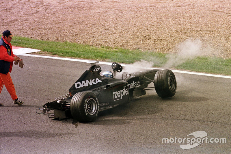 Accident de Mika Salo, Arrows