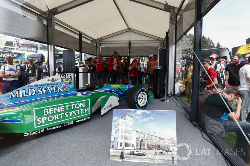 El Benetton B194 manejado por Michael Schumacher en 1994
