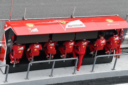 Ferrari pit wall gantry
