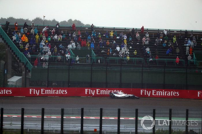 Lance Stroll, Williams FW40 en la grava
