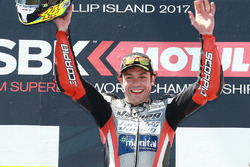 Podio: il vincitore Roberto Rolfo, Team Factory Vamag,secondo Lucas Mahias, GRT Yamaha, terzo Anthon