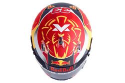 Le casque de Max Verstappen, Red Bull Racing