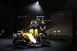 Nico Hulkenberg, Renault Sport F1 Team, Jolyon Palmer, Renault Sport F1 Team et Sergey Sirotkin