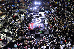 Kurt Busch, Stewart-Haas Racing Ford, celebrates after winning the Daytona 500