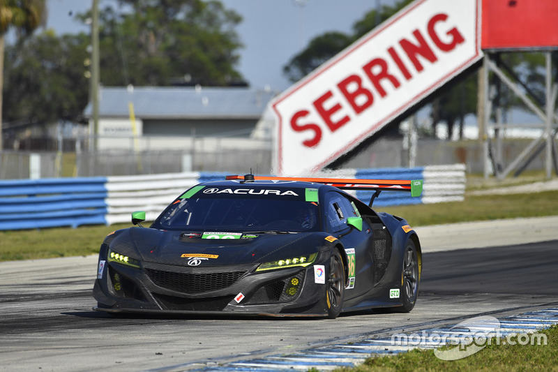 #86 Michael Shank Racing, Acura NSX: Oswaldo Negri Jr., Jeff Segal, Tom Dyer