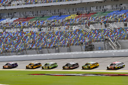 Denny Hamlin, Joe Gibbs Racing Toyota, Matt Kenseth, Joe Gibbs Racing Toyota, Kyle Busch, Joe Gibbs