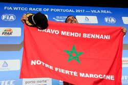 Podium: Mehdi Bennani, Sébastien Loeb Racing, Citroën C-Elysée WTCC