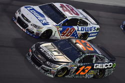 Ty Dillon, Germain Racing Chevrolet, Jimmie Johnson, Hendrick Motorsports Chevrolet