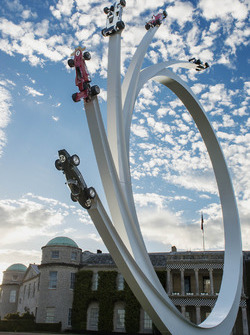 Festival of Speed sculpture dedicated to Ecclestone