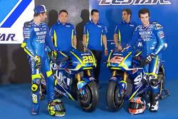 Screenshoot: Andrea Iannone and Alex Rins with the 2017 Suzuki MotoGP