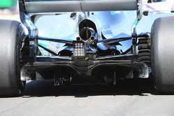Lewis Hamilton, Mercedes-Benz F1 W08, il diffusore
