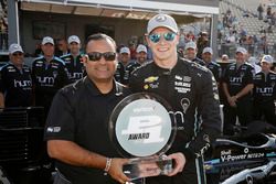 Polesitter Josef Newgarden, Team Penske Chevrolet
