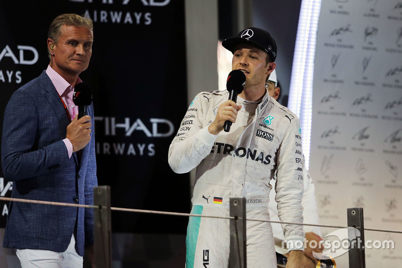 World Champion Nico Rosberg, Mercedes AMG F1 on the podium