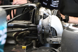 Mercedes-Benz F1 W08 velg detail