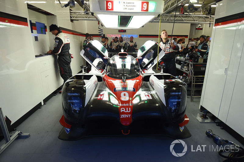 #9 Toyota Gazoo Racing Toyota TS050 Hybrid: Jose Maria Lopez, Yuji Kunimoto, Nicolas Lapierre