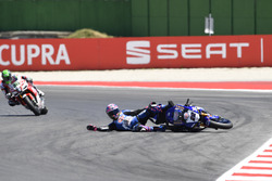 Chute d'Alex Lowes, Pata Yamaha