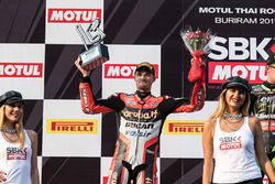 Podium: second place Chaz Davies, Ducati Team