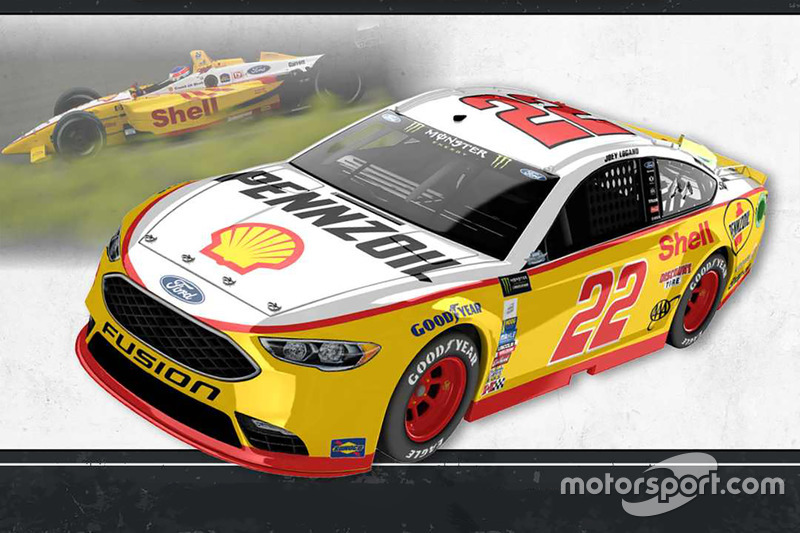 Throwback-Design: Joey Logano, Team Penske Ford