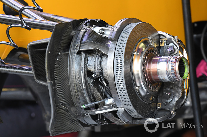 Frein avant de la Renault Sport F1 Team RS17