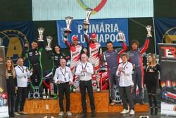 Giandomenico Basso e Lorenzo Granai sul podio del Transilvania Rally