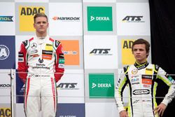 Rookie Podium: Mick Schumacher, Prema Powerteam, Dallara F317 - Mercedes-Benz and Lando Norris, Carlin, Dallara F317  Volkswagen