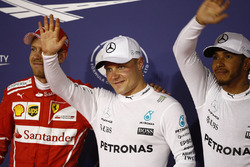 Polesitter: Valtteri Bottas, Mercedes AMG, second place Lewis Hamilton, Mercedes AMG, third place Sebastian Vettel, Ferrari