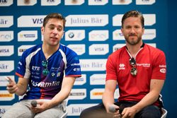 Conferenza stampa: Robin Frijns, Amlin Andretti Formula E Team, Nick Heidfeld, Mahindra Racing