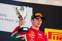 Podium : le vainqueur Charles Leclerc, PREMA Powerteam