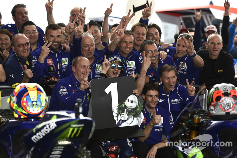 El ganador Maverick Viñales, Yamaha Factory Racing