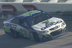 Ty Dillon, Germain Racing Chevrolet, choque