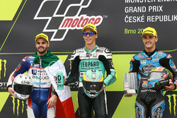 Podium: race winner Joan Mir, Leopard Racing, second place Romano Fenati, Marinelli Rivacold Snipers