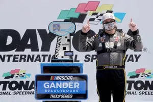 Race Winner Sheldon Creed, GMS Racing, Chevrolet Silverado