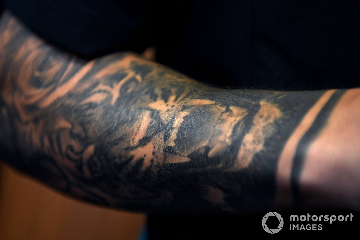 Tatuaje de Fabio Quartararo, Petronas Yamaha SRT