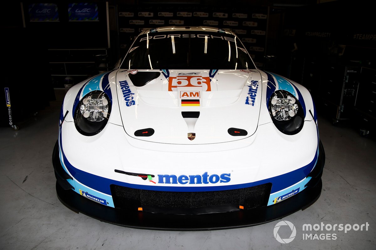 #56 Team Project 1 Porsche 911 RSR: Egidio Perfetti, Laurents Horr, Matteo Cairoli