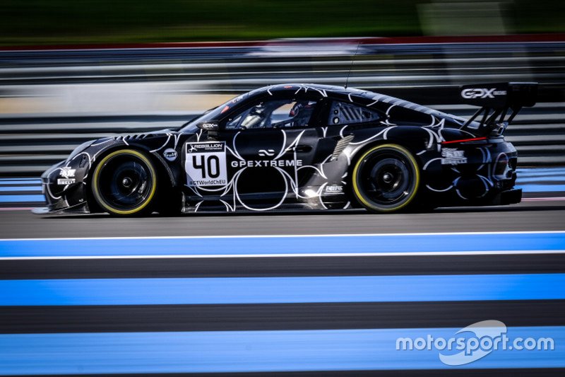 #40 Porsche 911 GT3 R, GPX Racing, Louis Delétraz, Romain Dumas, Dennis Olsen, Thomas Preining