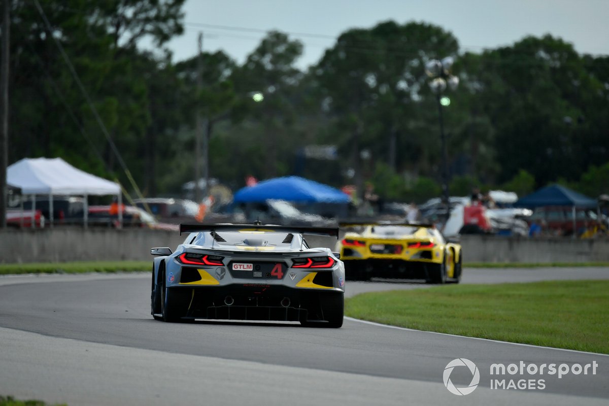 #4 Corvette Racing Corvette C8.R, GTLM: Oliver Gavin, Tommy Milner, #3 Corvette Racing Corvette C8.R, GTLM: Antonio Garcia, Jordan Taylor