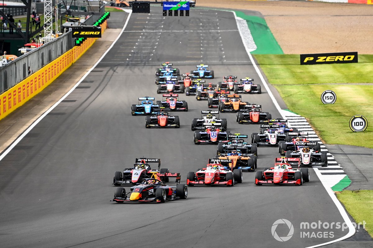 Liam Lawson, Hitech Grand Prix, Max Fewtrell, Hitech Grand Prix, Oscar Piastri, Prema Racing, Frederik Vesti, Prema Racing